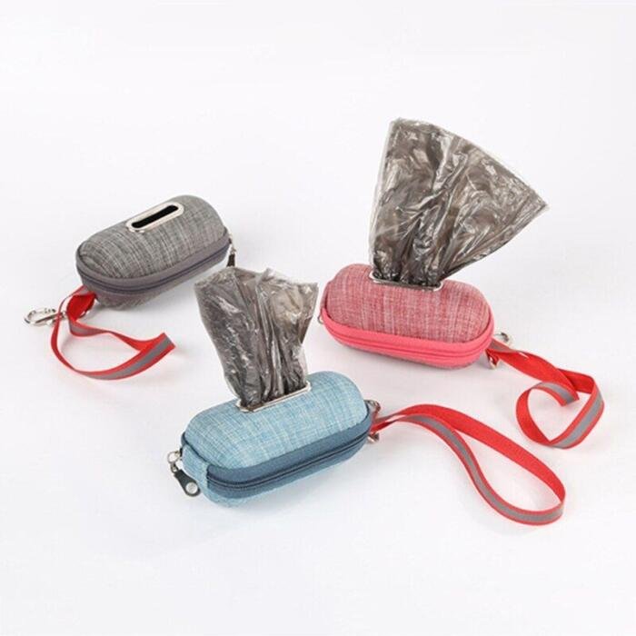 Dispensador de bolsas portátil para caca de mascotas - Imagen 2