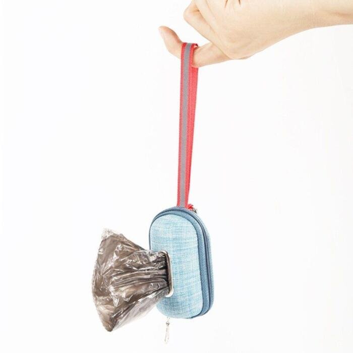 Dispensador de bolsas portátil para caca de mascotas - Imagen 4