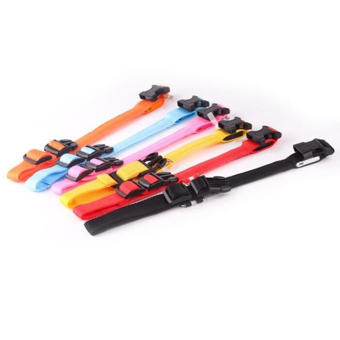 Collar brillante LED para perro y gato recargable por USB - Imagen 3