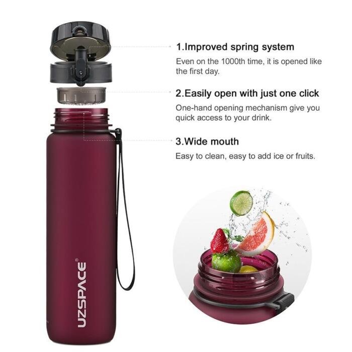 Botella de agua deportiva de 800ml - Imagen 5