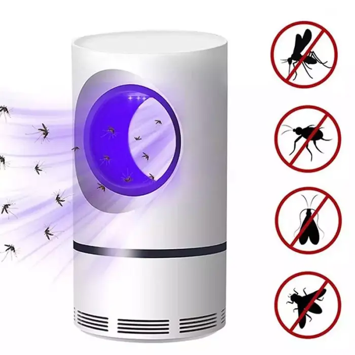 Lámpara Ultravioleta antimosquitos luz de noche USB LED