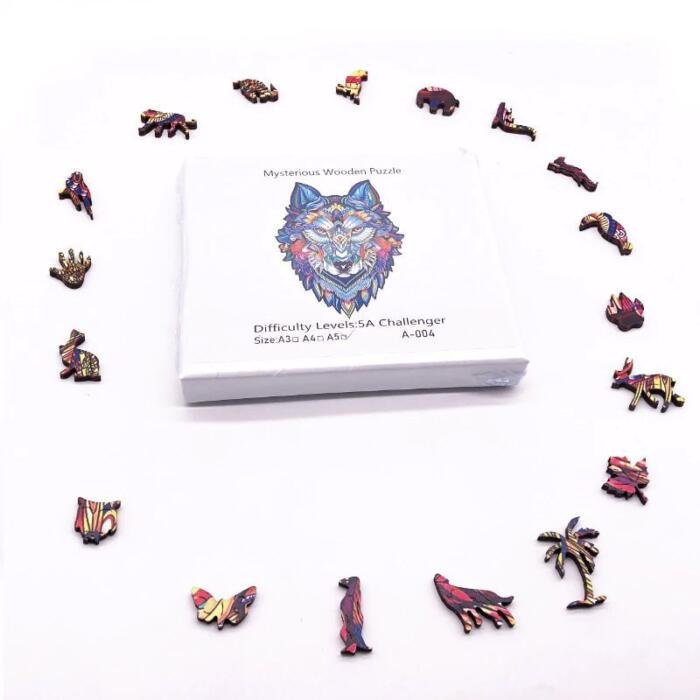 Puzzle de madera con forma de Animal - Imagen 2
