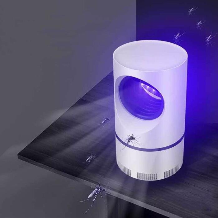 Lámpara Ultravioleta antimosquitos luz de noche USB LED - Imagen 2