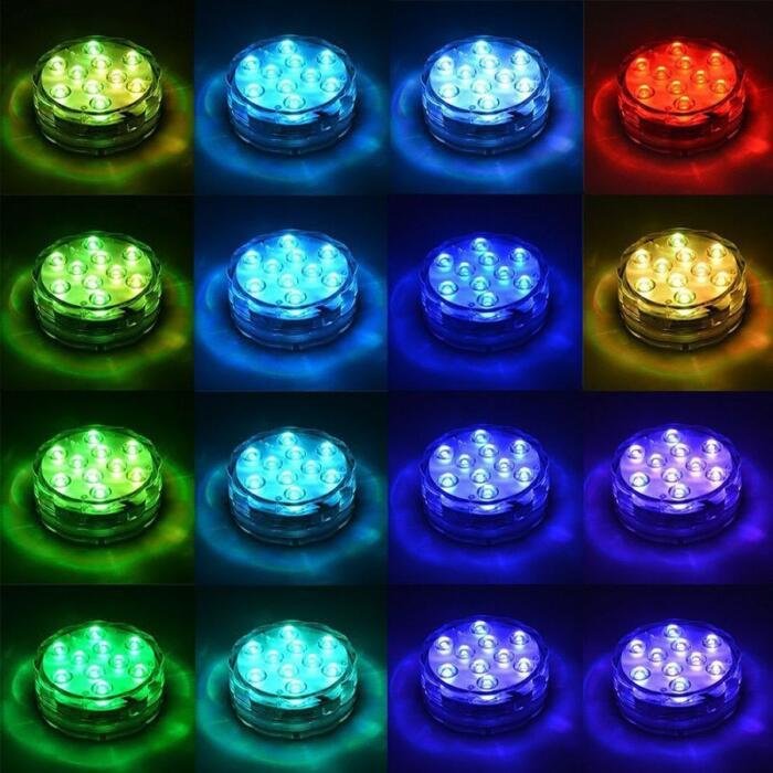 Luz led sumergible con batería - Imagen 3