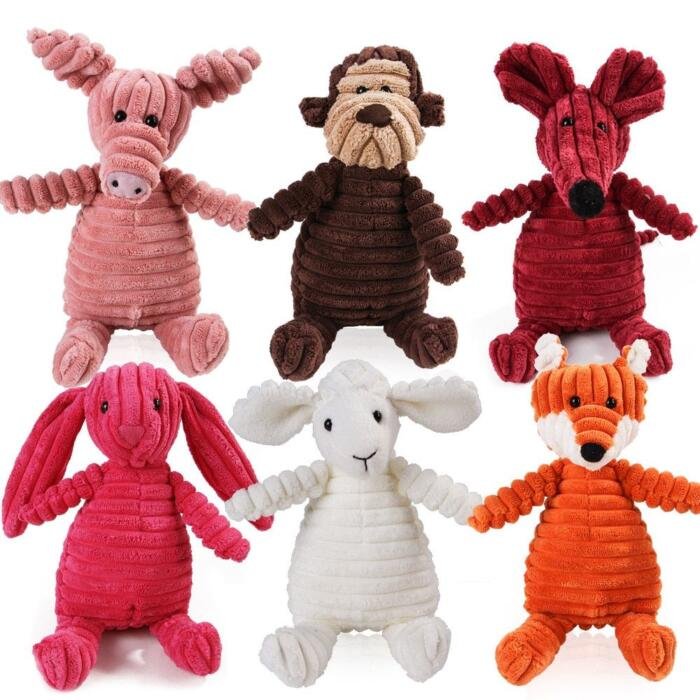 Peluche para perros de felpa