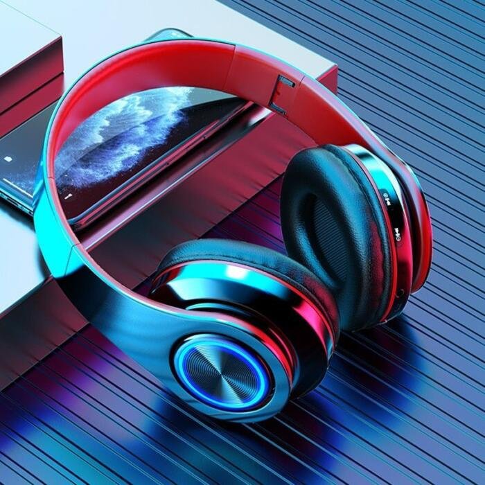 Cascos inalámbricos RGB para jugadores - Imagen 3