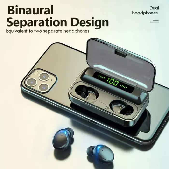 Auriculares  inalámbricos por Bluetooth 5,0 táctiles - Imagen 6