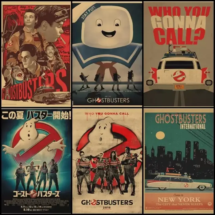 Poster de la peli Cazafantasmas para decoración