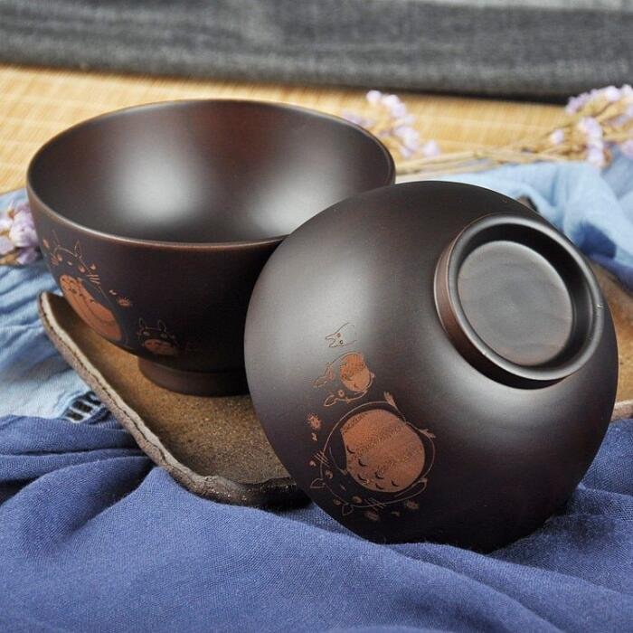 Cuenco de madera Mi vecino Totoro - Imagen 6