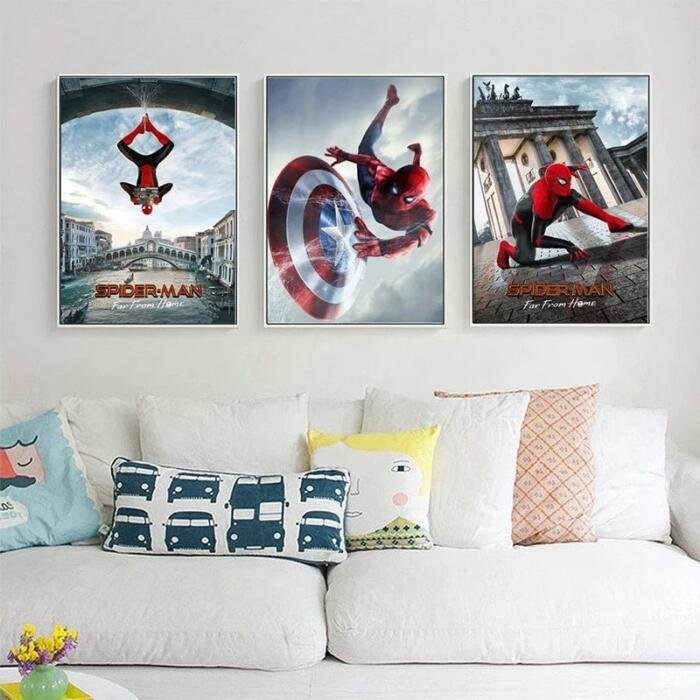 Póster de Spiderman sobre lienzo - Imagen 3