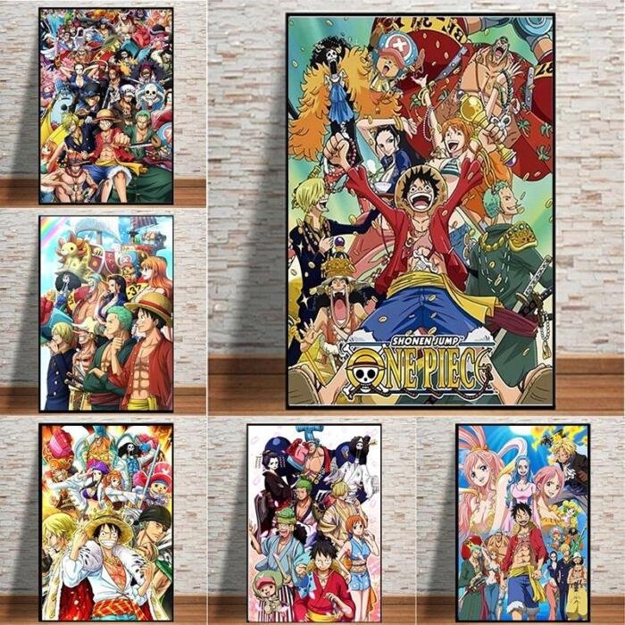 Póster de anime ONE PIECE de lienzo - Imagen 3
