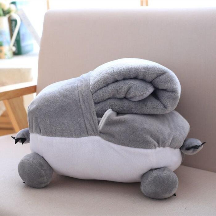 Peluche cojín y manta anime mi vecino Totoro - Imagen 3