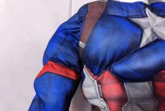 Disfraz de superhéroe Marvel con músculos para niños - Imagen 4