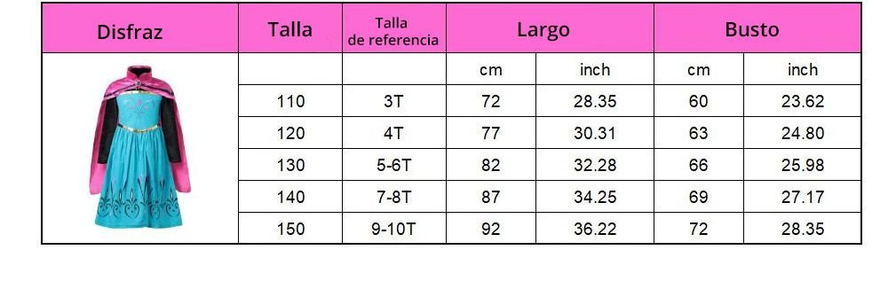 Vestido Anna y Elsa de Frozen Yaloveo.es