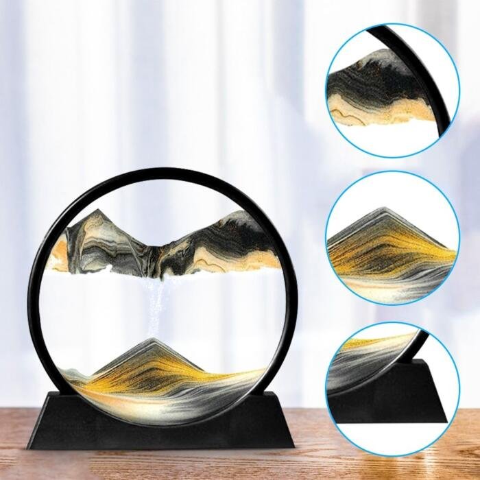Cuadro de arena en movimiento para decoración - Imagen 2