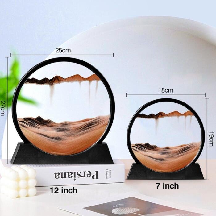 Cuadro de arena en movimiento para decoración - Imagen 3