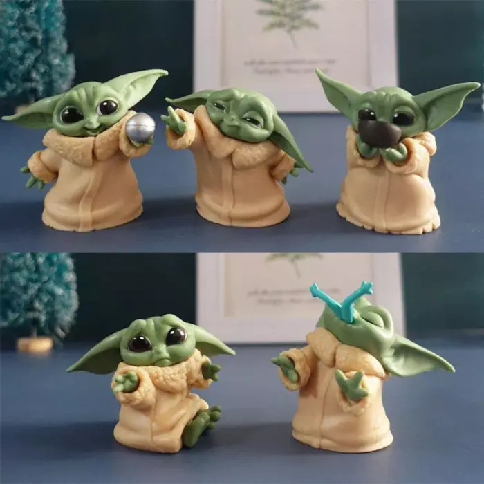 Figuras de acción de Grogu mandaloriano de Star Wars