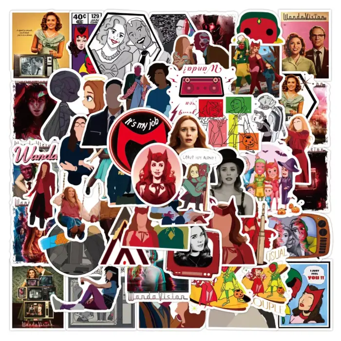 Pegatinas sticker de Wanda Maximoff Yaloveo.es