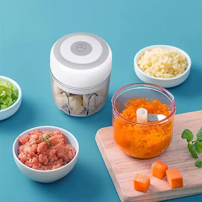 Mini picadora eléctrica de alimentos USB - Imagen 3