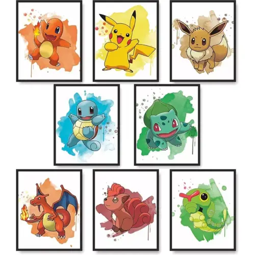 Póster de Pokémon para niños Yaloveo.es