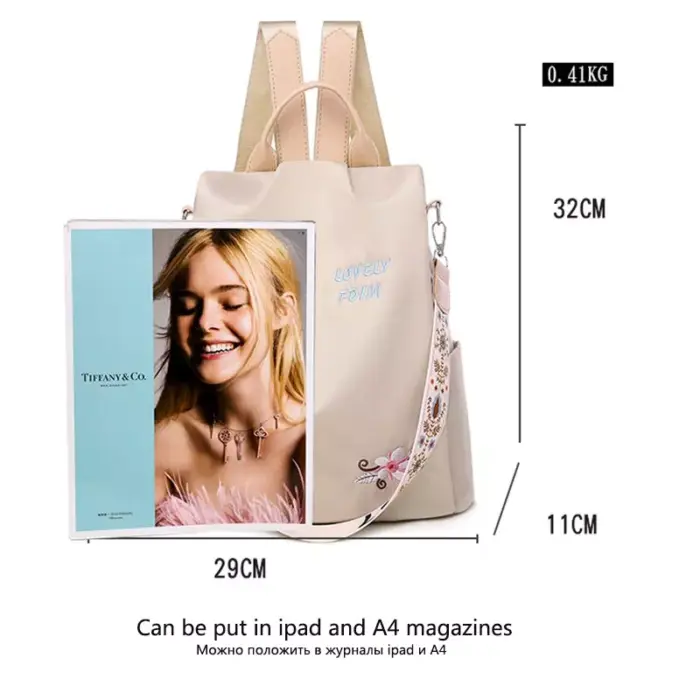 Mochila Oxford impermeable para mujer - Imagen 6