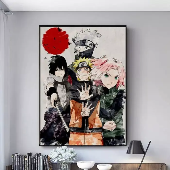 Póster de Anime japonés de Naruto de lienzo - Imagen 5