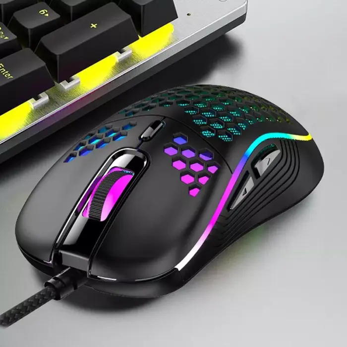 Ratón RGB con cable para gamers 6 botones