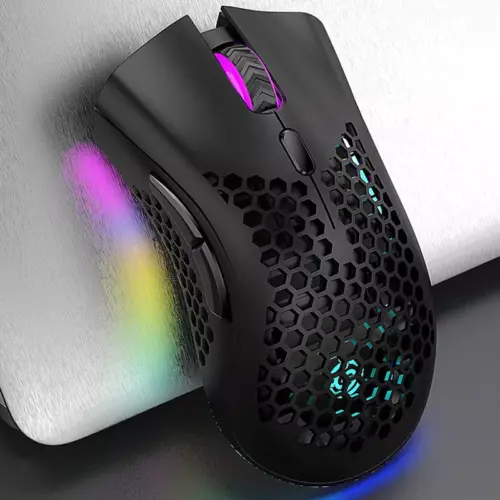 Ratón inalámbrico con luz RGB Yaloveo.es