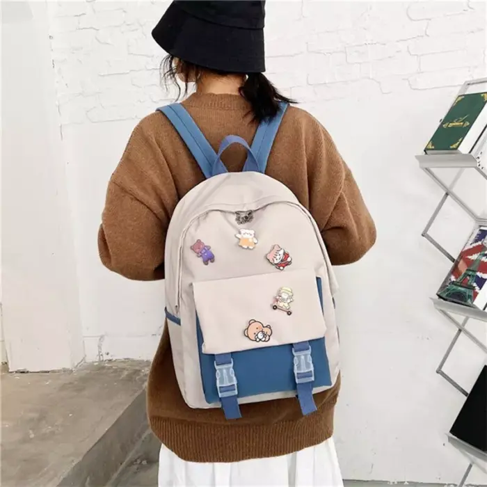 Mochila escolar lígera con dibujos - Imagen 3