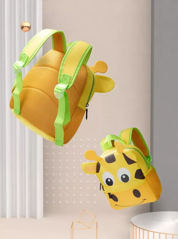 Mochila escolares infantil con diseño de animales - Imagen 6