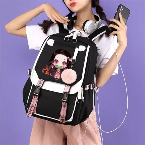 Mochila escolar de Demon Slayer Yaloveo.es