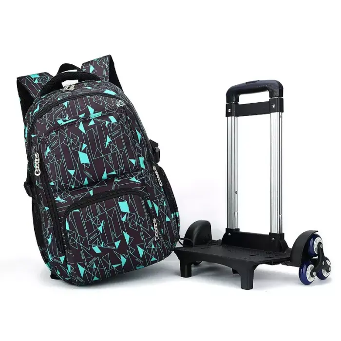 Mochila escolar con ruedas para niños y niñas - Imagen 3