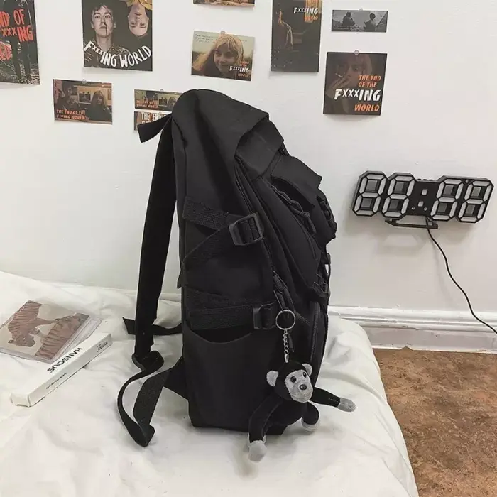 Mochila escolar estilo Preppy - Imagen 5