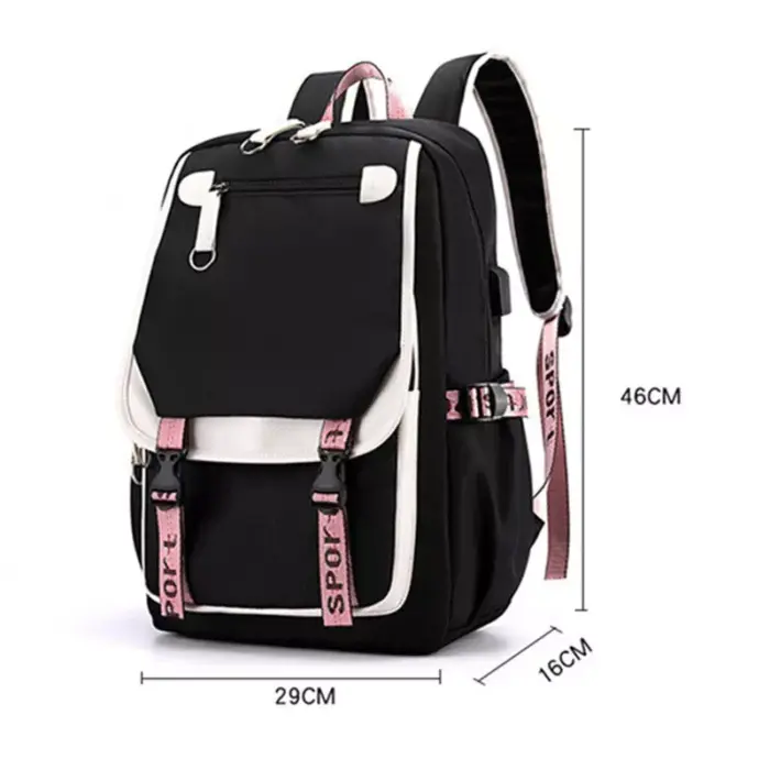 Mochila escolar con puerto USB - Imagen 3