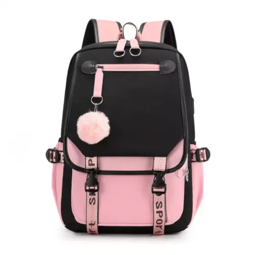 Mochila escolar con puerto USB Yaloveo.es