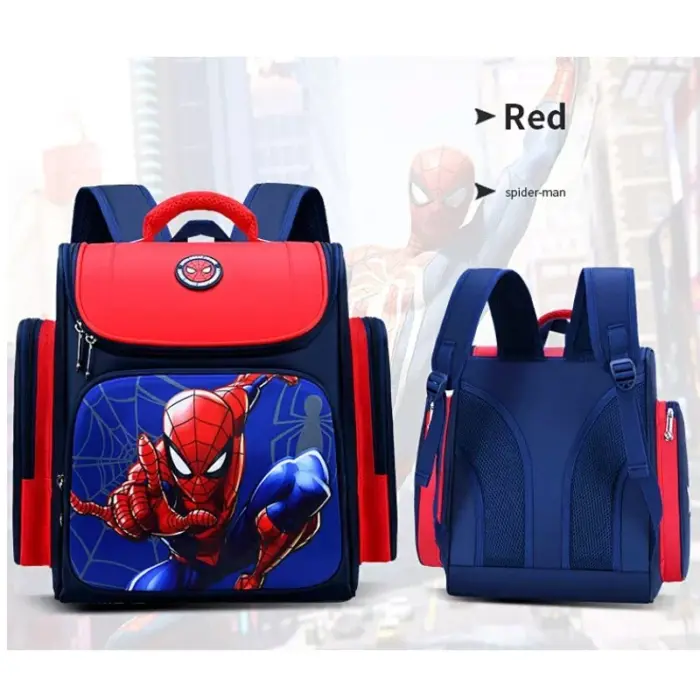 Mochila escolar Spiderman y Capitán America - Imagen 4