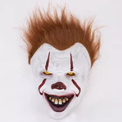 Half face clown