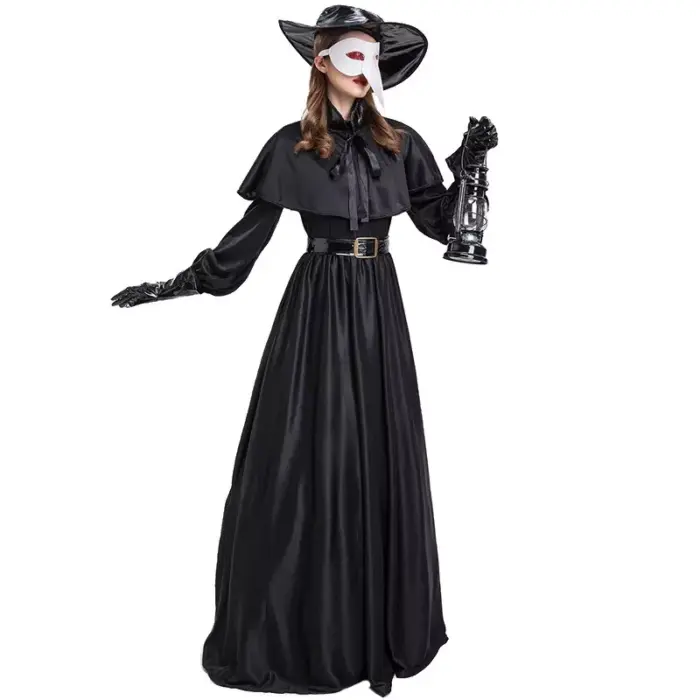 Disfraz de peste negra para Halloween - Imagen 5