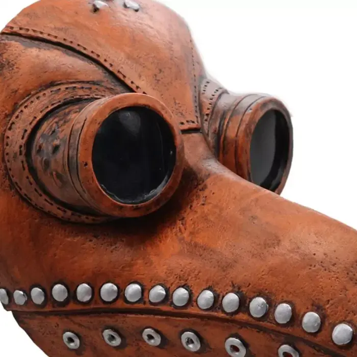 Máscara de peste negra steampunk para Halloween - Imagen 4