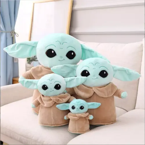 Peluche bebe Yoda Grogu Mandaloriano yaloveo.es