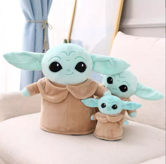 Peluche bebe Yoda Grogu Mandaloriano - Imagen 3