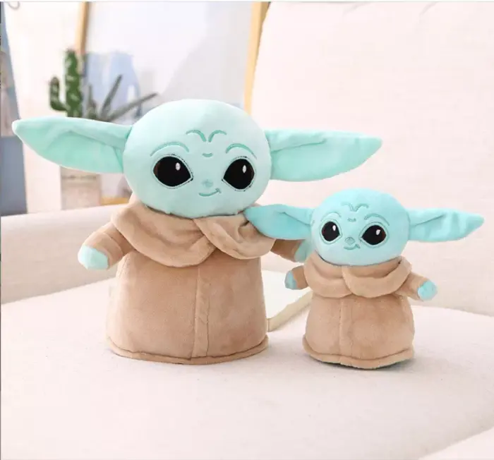 Peluche bebe Yoda Grogu Mandaloriano - Imagen 4