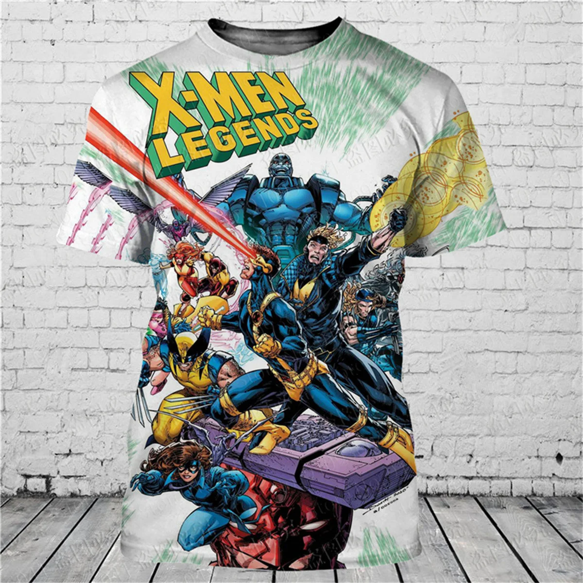 Camiseta 3D cartoon hombre verano manga corta - Imagen 4