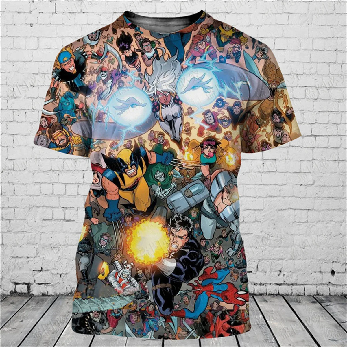 Camiseta 3D cartoon hombre verano manga corta - Imagen 5