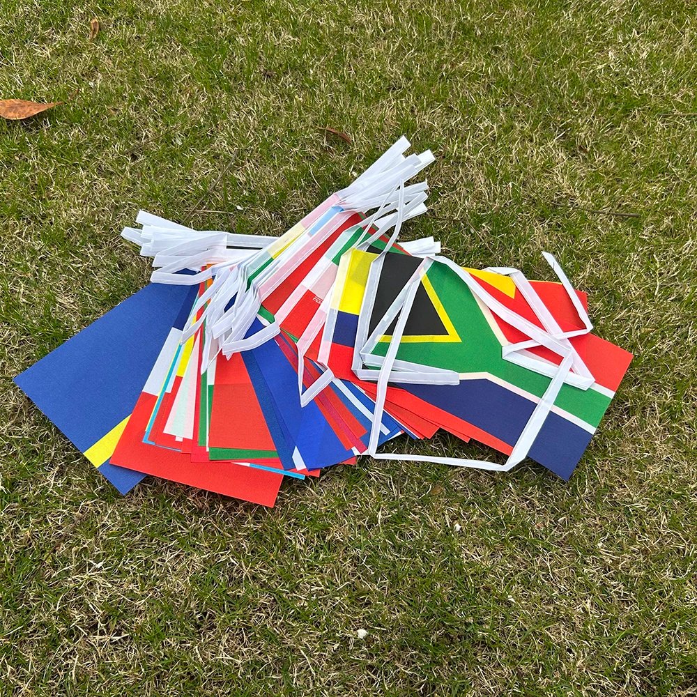 48 pcs string Flag