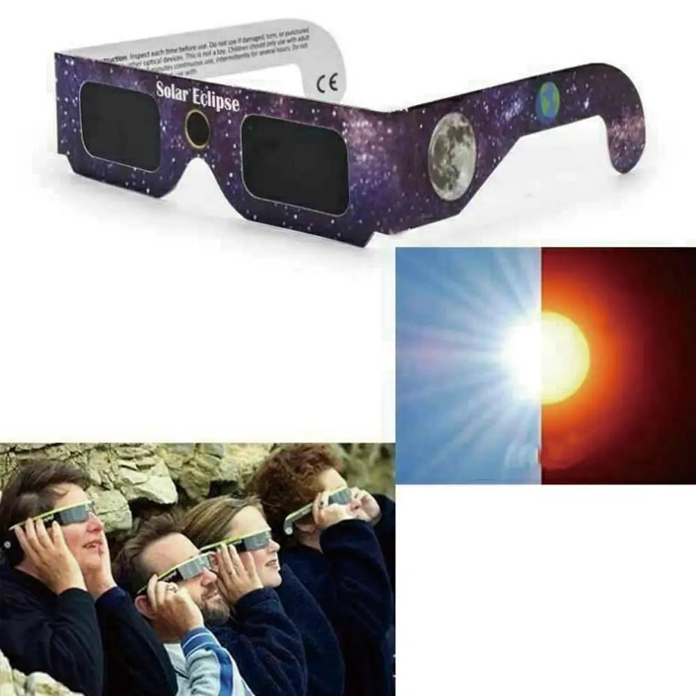 Gafas Eclipse Solar Seguras Anti-UV para Observación - Imagen 4