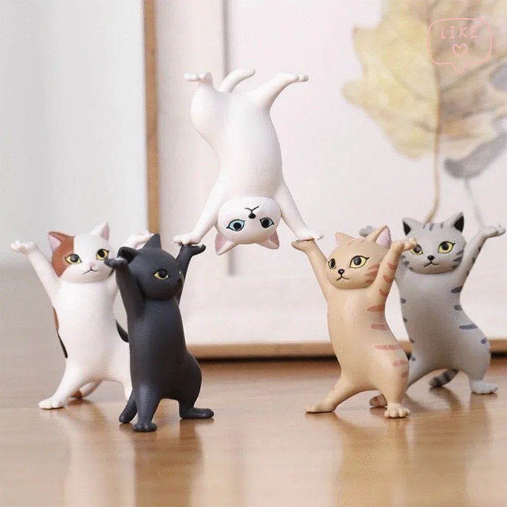 Soporte para bolígrafos gatos kawaii - Adorno escritorio - Imagen 6