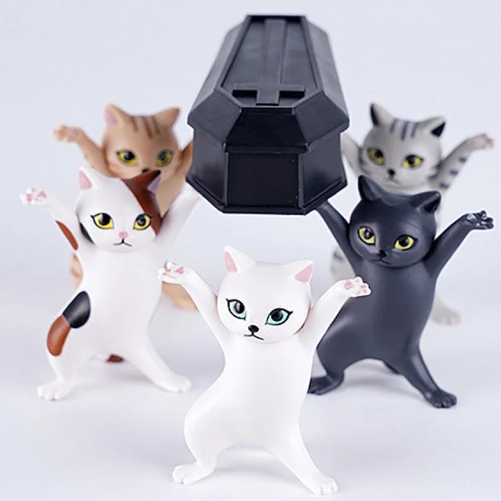 Soporte para bolígrafos gatos kawaii - Adorno escritorio - Imagen 4