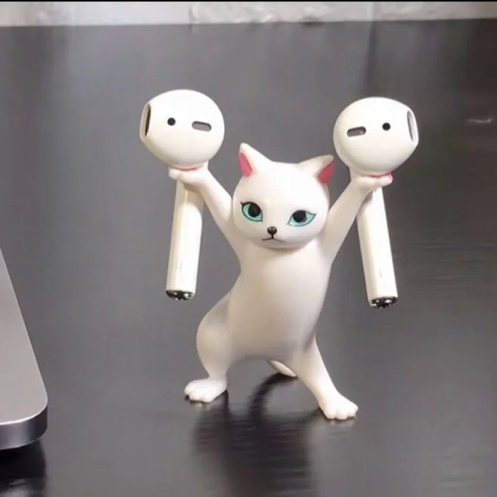 Soporte para bolígrafos gatos kawaii - Adorno escritorio - Imagen 3