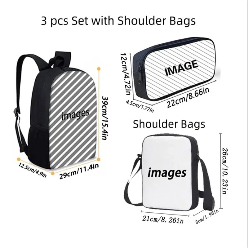 Mochilas escolares infantiles 3 en 1 con estuche - Imagen 2